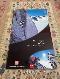 Vintage the north face store display vtg tnf sign rare north face