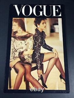 Vogue Standee Store Display 15x 10.5 1980's 80s Fashion Magazine Androgyny