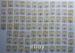 Vtg 100+ Lot of Store Shelf Price Tags & Numbers, Meat Market, Grocery, Butcher