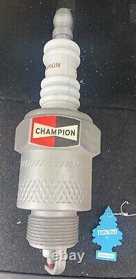 Vtg 1950's Giant CHAMPION SPARK PLUG STORE PROMO DISPLAY ADVERTISING SIGN 22