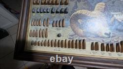 Vtg 1977 Speer Ammunition Store Display Bullet Chart Hell's Canyon Ram Riverboat