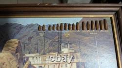 Vtg 1977 Speer Ammunition Store Display Bullet Chart Hell's Canyon Ram Riverboat