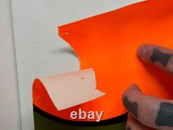 Vtg 70s 80s Halloween Store Display Sign Candy Costumes Masks WITCH