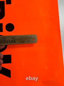 Vtg 70s 80s Halloween Store Display Sign Candy Costumes Masks WITCH