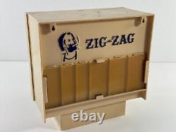 Vtg 90s 2000s Zig Zag Marijuana tobacco rolling paper advertising store display