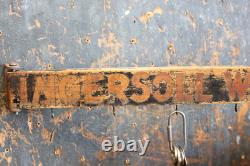 Vtg Antique Double Sided Ingersoll Pocket Watch Display Advertising Sign Store