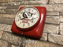 Vtg Ge Old Colt Rifle Gun Shop Dealer Advertising Display Wall Clock Sign Parts