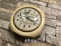 Vtg Gilbert Hershey's Gum Old Diner Advertising Store Display Wall Clock Machine