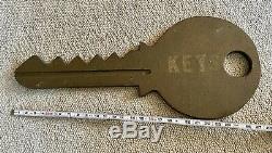 Vtg Hardware Store Key Display Sign Advertising Sign Wood