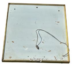 Vtg. LARGE HALLMARK CARDS STORE LOGO DISPLAY LIGHT UP SIGN 25 SQUARE x 4.5 (B)