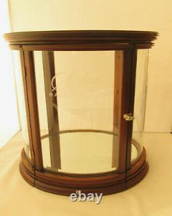 Vtg RALPH LAUREN SAFARI Cabinet Wood Glass Beveled Display Case Advertising