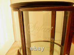 Vtg RALPH LAUREN SAFARI Cabinet Wood Glass Beveled Display Case Advertising