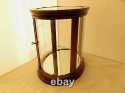 Vtg RALPH LAUREN SAFARI Cabinet Wood Glass Beveled Display Case Advertising