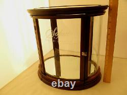 Vtg RALPH LAUREN SAFARI Cabinet Wood Glass Beveled Display Case Advertising