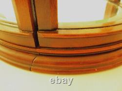 Vtg RALPH LAUREN SAFARI Cabinet Wood Glass Beveled Display Case Advertising