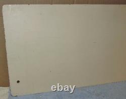 Vtg RCA VICTOR Sportabout TV Wood Advertising Sign/Store Display 29x12 S238