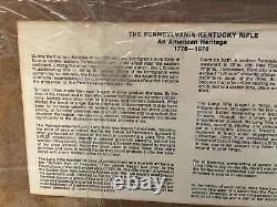 Vtg SPEER BULLETS STORE DISPLAY BOARD Kentucky Long Rifle-Bicentennial-NOS