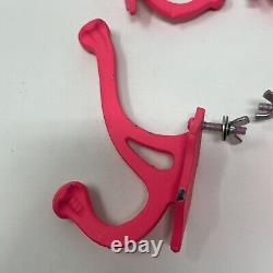 Vtg Victorias Secret PINK Metal Hooks Hardware Fixture Store Display Rare Promo