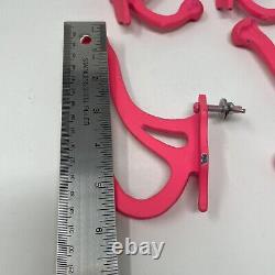 Vtg Victorias Secret PINK Metal Hooks Hardware Fixture Store Display Rare Promo