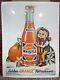 WHISLE soda store display Sign Hanger Thirsty Just Whistle litho Original 1951