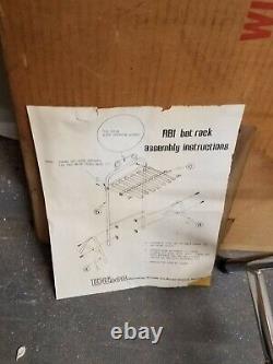 WILSON Baseball Bat Store Display Rack Sign Metal 59 Rare w Box NOS 1960's