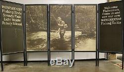 WINCHESTER Junior Rifle Corps Store Advertising 5-Panel Set Display Poster Ammo