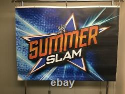 WWE Summer Slam Vinyl Banner Toys R Us Store Display Signs (Lot of 2) Hulk, Cena+