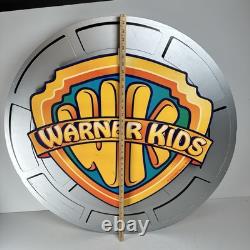 Warner Kids Store Display Sign 36in 1996 Looney Tunes & DC Comics Characters