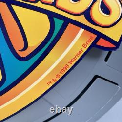 Warner Kids Store Display Sign 36in 1996 Looney Tunes & DC Comics Characters