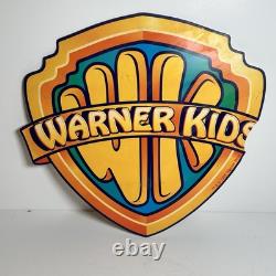 Warner Kids Store Display Sign 36in 1996 Looney Tunes & DC Comics Characters