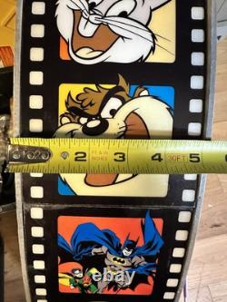 Warner Kids Store Display Sign 36in 1996 Looney Tunes & DC Comics Characters