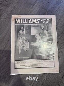 Williams Shaving Soup Vintage Store Display