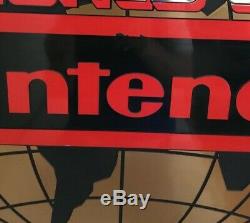 World of Nintendo Globe Advertising Sign Original