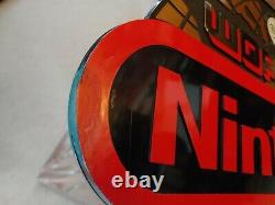 World of Nintendo Globe Sign Video Game Store Display NES Authentic RARE