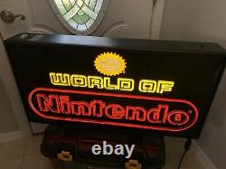 World of Nintendo NES M36N Neo-Neon Store Display Sign