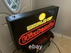 World of Nintendo NES M36N Neo-Neon Store Display Sign