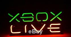 XBOX LIVE Vintage NEON LIGHT Authentic Lighted Display Sign RETAIL STORE Promo