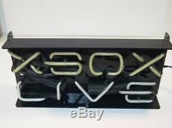 XBOX LIVE Vintage NEON LIGHT Authentic Lighted Display Sign RETAIL STORE Promo