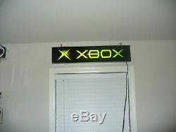 XBOX lighted sign Original X-Box Xbox Vintage Store Display