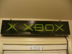 XBOX lighted sign Original X-Box Xbox Vintage Store Display