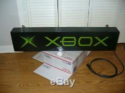 XBOX lighted sign Original X-Box Xbox Vintage Store Display