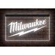 Y439 Milwaukee Tool Shop Store Open Display Light Neon Sign
