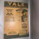 YALE LOCK Old 1940-50's Company Store Display Sign