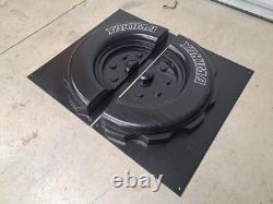 Yakima Store Display Advertising Sign Signs Off-road Tire Rack Logo RARE