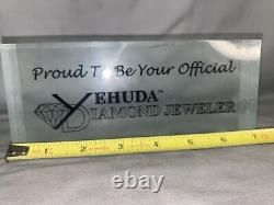 Yehuda Diamond Jeweler Store Display Sign Block Advertising