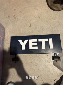 Yeti Coolers Metal Display Sign RARE