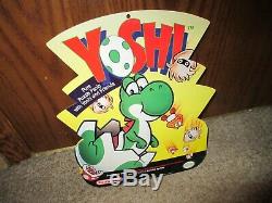 Yoshi Retail Store Display Sign Authentic Original From Nintendo
