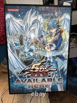 Yu-gi-oh! 15x21 Store Display Konami Sign 5d's Stardust Dragon -works Great