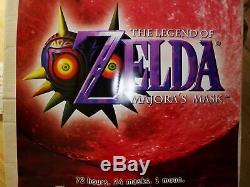 Zelda Majora's Mask Poster Nintendo Promo Display Store Sign twin towers majoras