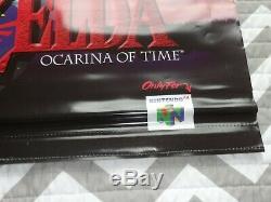 Zelda Ocarina of Time Vinyl Banner N64 Nintendo 64 Store Display Poster Sign